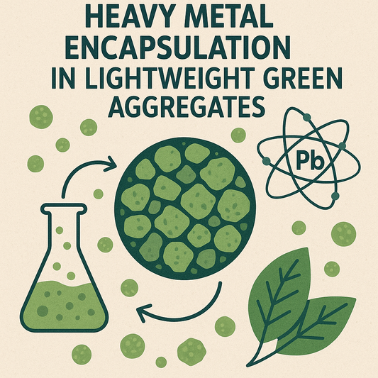 The Science of Heavy Metal Encapsulation in Lightweight Green Aggregates